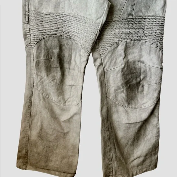 Men’s Dirty White Wide Leg Jeans Size Large - Picture 6 of 8